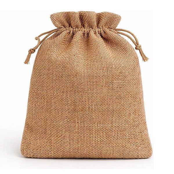 Saco Juta Liso 12x16cm 10un - Artlille