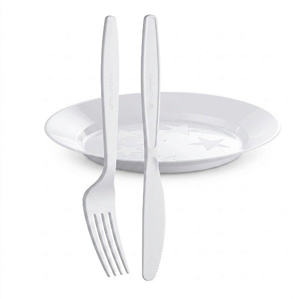 Kit Gourmet Churrasco Master Branco 10un - Plastilânia