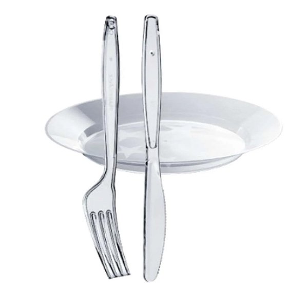 Kit Gourmet Churrasco Master Cristal 10un - Plastilânia