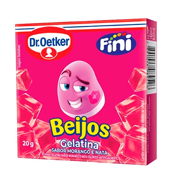 Gelatina Fini Beijos 20G - Dr. Oetker