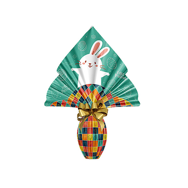 Express Páscoa Divertida Verde 34x34cm 25un - Ideia Embalagens