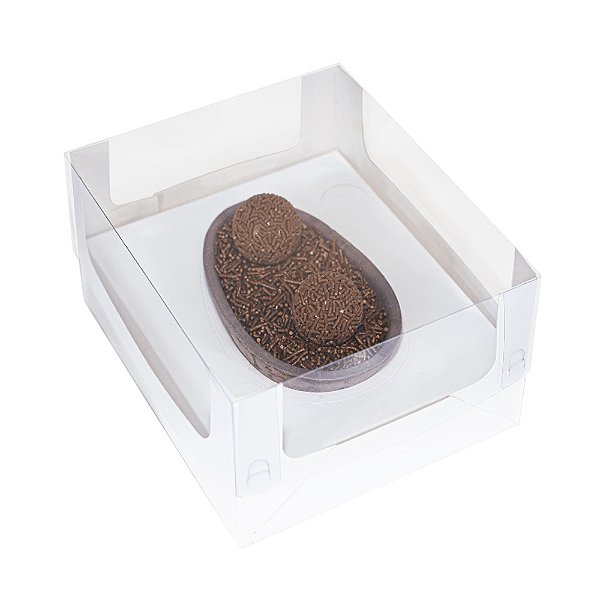 Caixa Para Ovo de Páscoa Encanto Branca 250/350g Desmontadas 5un - Ideia Embalagens