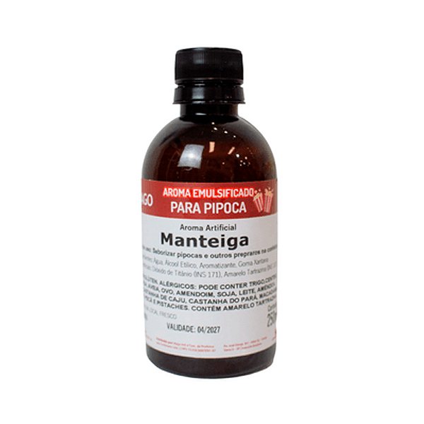 Aroma Para Pipoca Manteiga 250ml - Mago
