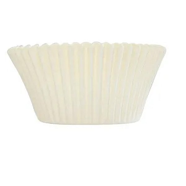 Forma Mini Cupcake Branco  45un - Ultrafest