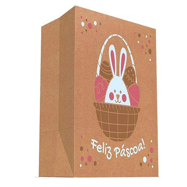 Saco Eco Delivery M Coelhinhos - Ideia Embalagens