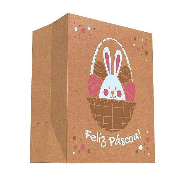 Saco Eco Delivery P Coelhinhos - Ideia Embalagens