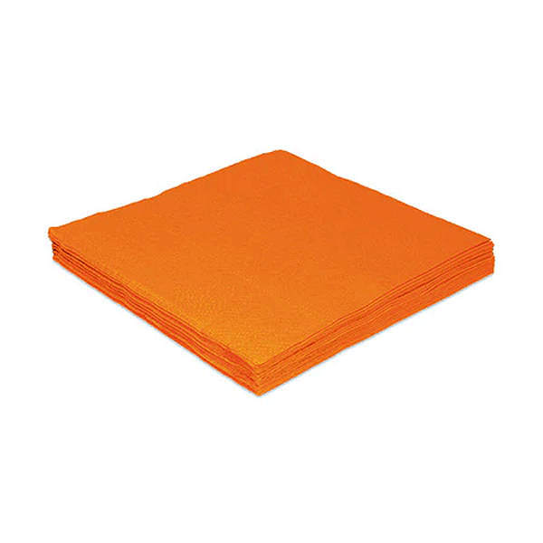 Guardanapo Laranja 32cm 20un - Silver