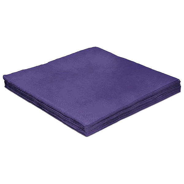 Guardanapo Roxo 32cm 20un - Silver