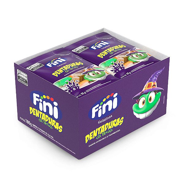 Fini Dentaduras da Bruxa 15g  12un - Fini