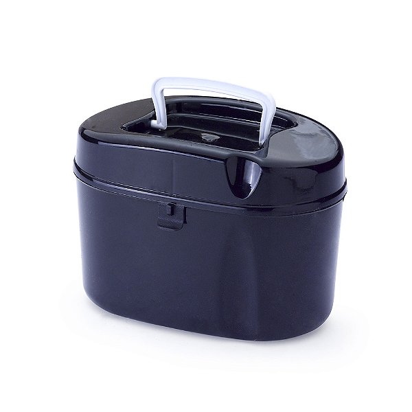 Maleta Baú com Alça Preto - Oldaniplast