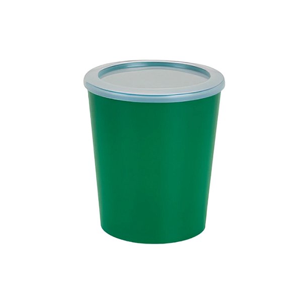 Balde Pipoca Verde Bandeira Com Tampa - Oldaniplast