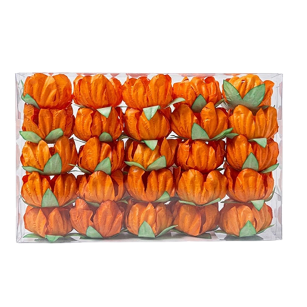 Forminha Stylo Laranja 25un - Decora Doces