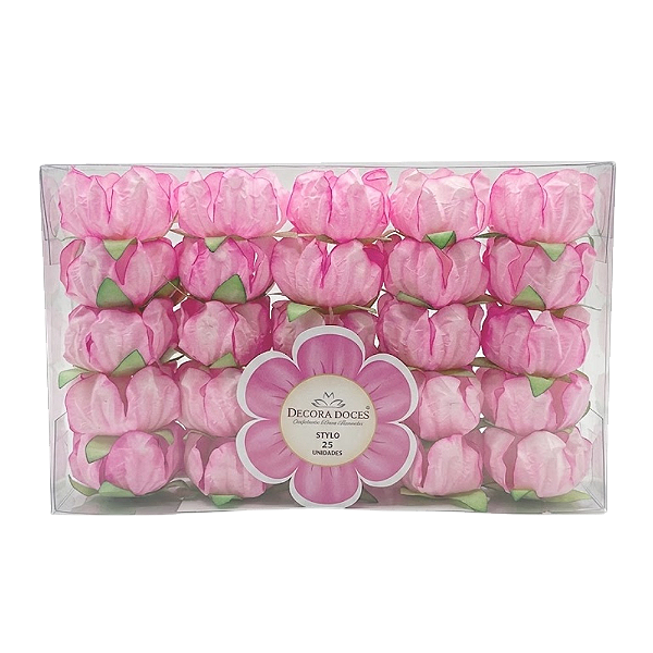 Forminha Stylo Rosa Claro 25un - Decora Dces