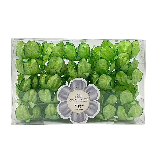 Forma Stylo Verde Limão 25un - Decora Doces