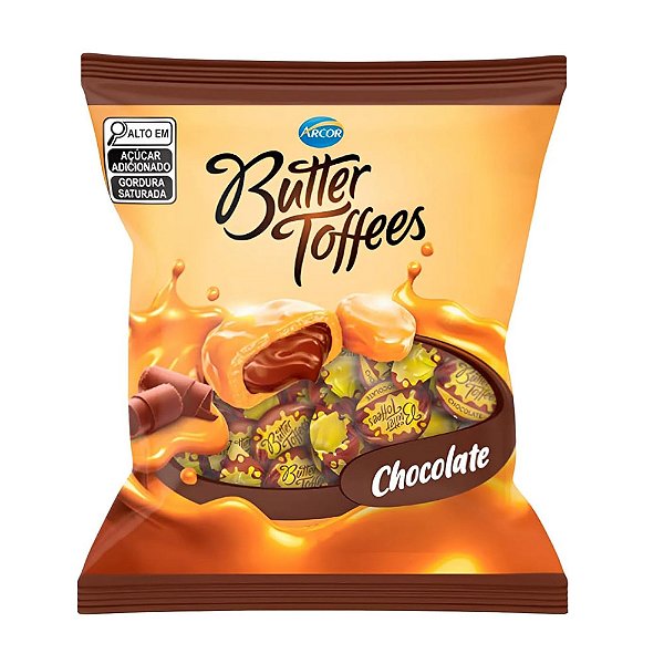 Bala Butter Toffes Chocolate 400g - Arcor