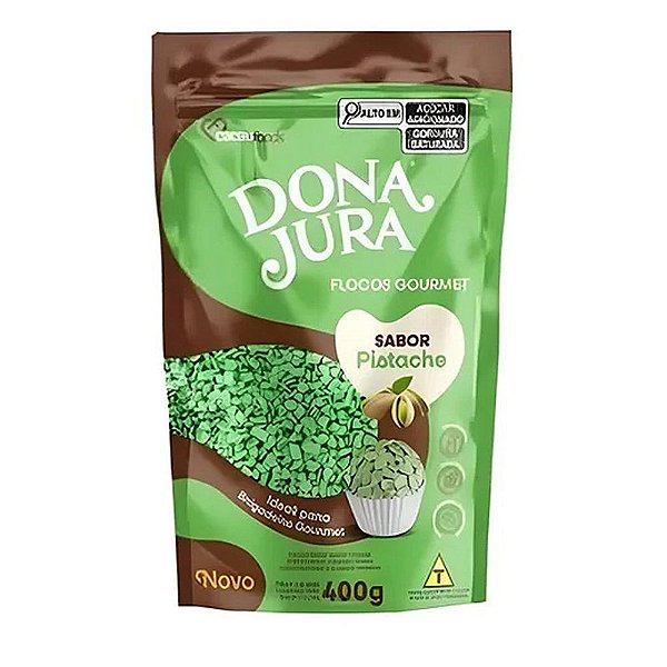Flocos Macio Pistache Gourmet 400g - Dona Jura