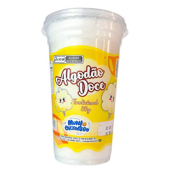 Algodão Doce Tradicional 35G - Mundo Encantado