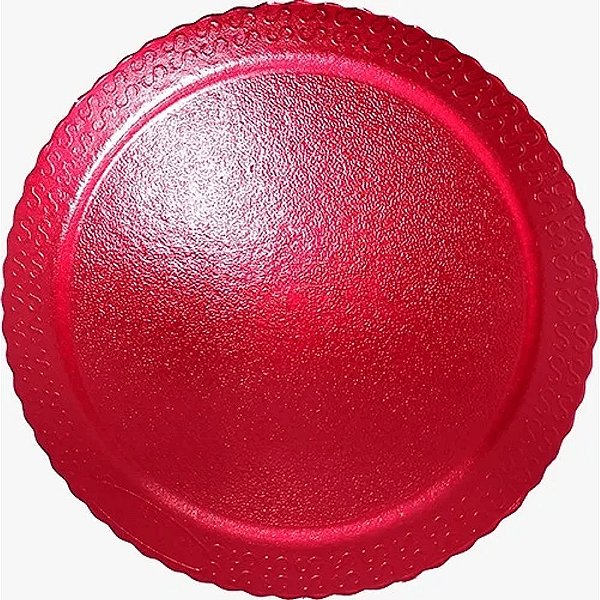 Cakeboard Redondo Vermelho 24Cm - Ultrafest