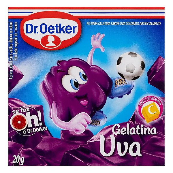 Gelatina Uva 20G - dr,Oetker