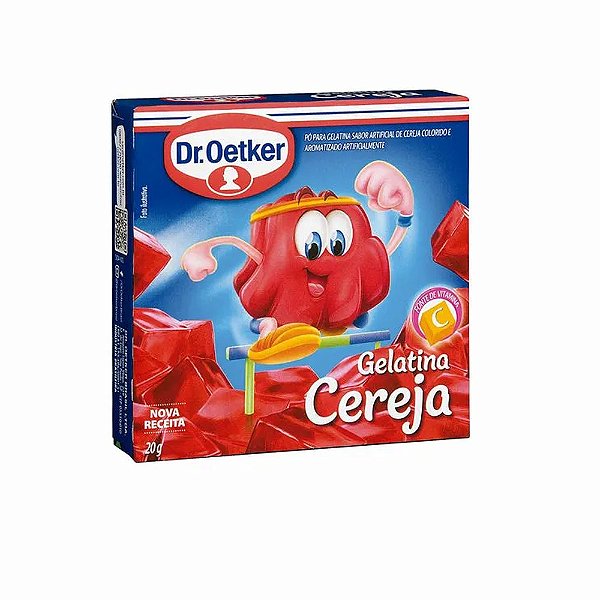 Gelatina Cereja 20G - Dr.Oetker
