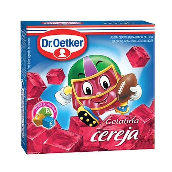 Gelatina Cereja 20G - Dr.Oetker