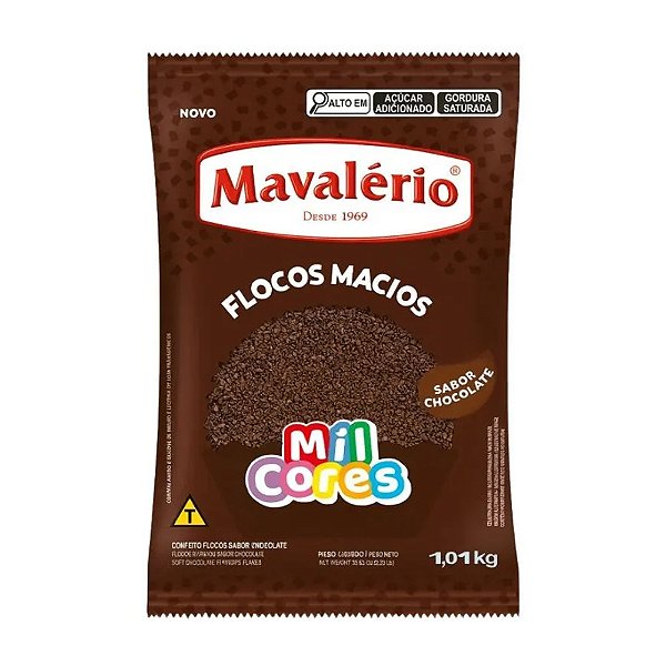 Flocos Macio Sabor Chocolate 1,01Kg - Mavalério