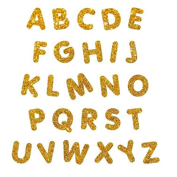 Letra Eva Dourado O - Fábrica de Letras