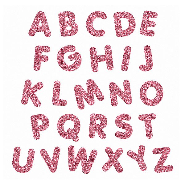 Letra Eva Rosa Claro N - Fábrica de Letras