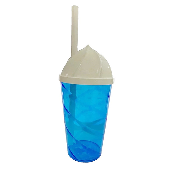 Copo Chantilly Azul Transparente 400ml - Lsc Toys