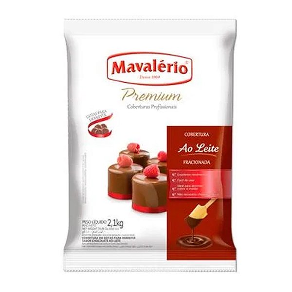 Cobertura Gotas Ao leite 2,1kg - Mavalério