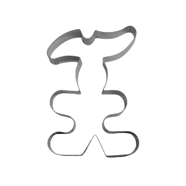 Cortador Coelho Tunes Inox 9x2cm - Doupan