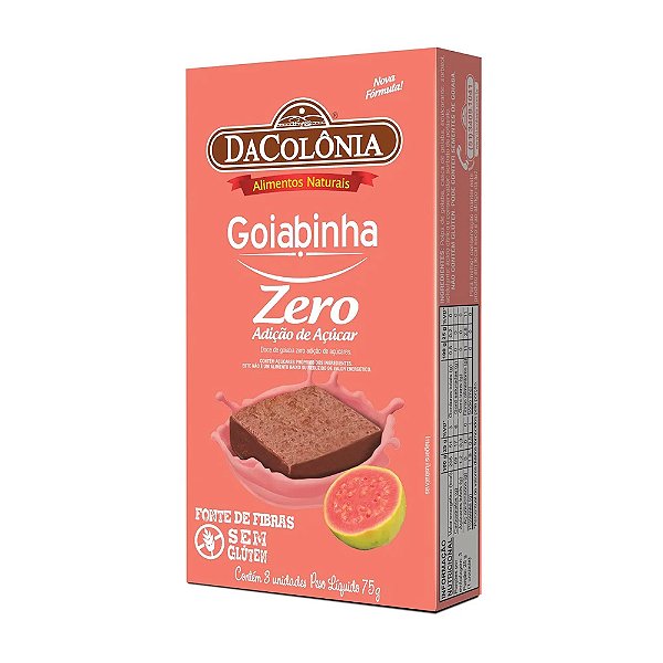 Goiabinha Zero Açúcar 75g - DaColônia