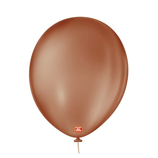 Balão 11 Liso Redondo Café Brasil 25un - São Roque