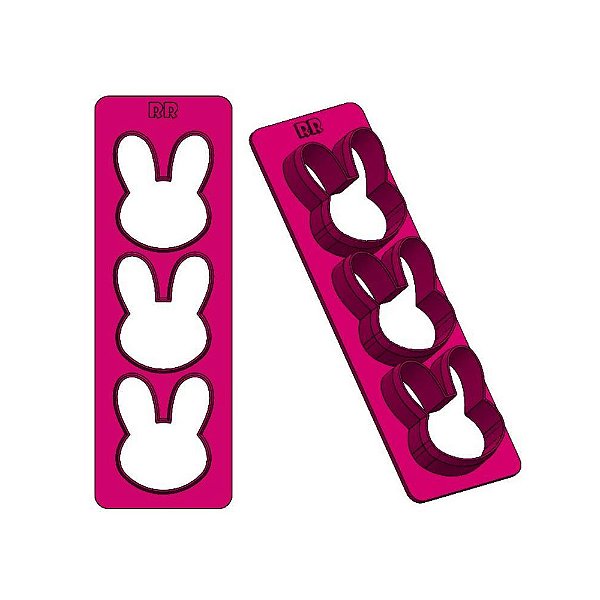 Régua Cortador Face do Coelho 4cm - RR Oliveira