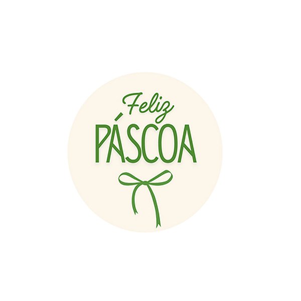 Etiqueta Adesiva Feliz Páscoa Siciliano 20un - Stickr