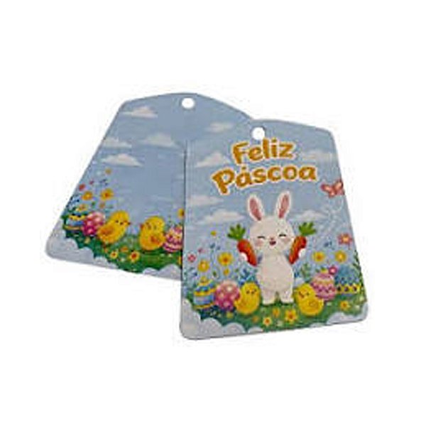 Tag Páscoa Encantada 10un - Hiper Embalagens