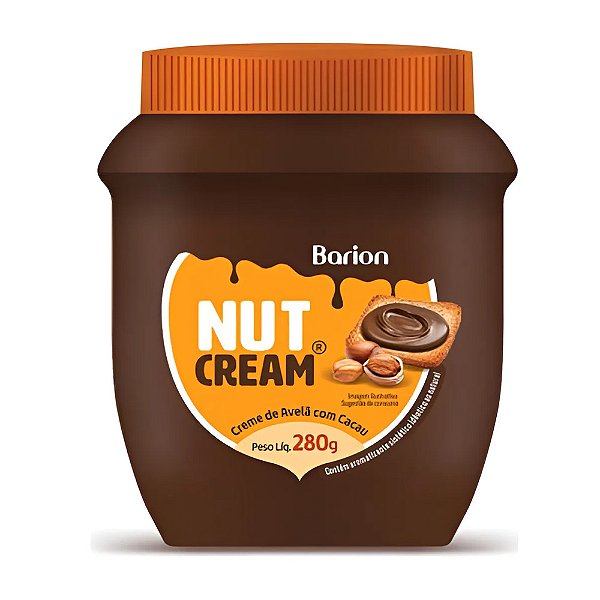 Creme Avelã Nut Cream 280g - Barion