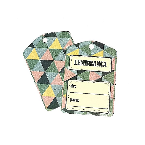Tag Lembrança De/Para 10un - Hiper Embalagens