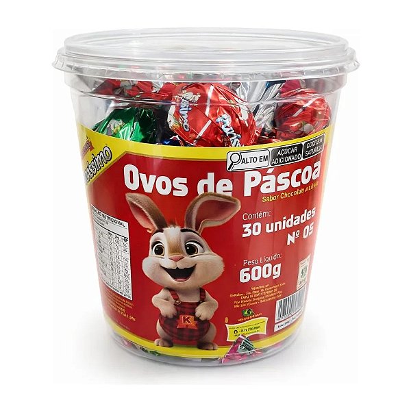 Ovo de Páscoa Puríssimo Número 5 600g - Ki Kakau