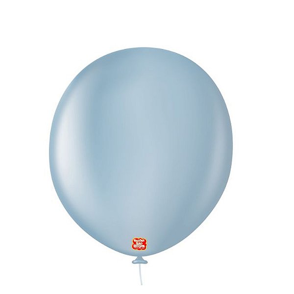 Balão 16 Liso Redondo Azul Retro 10un - São Roque
