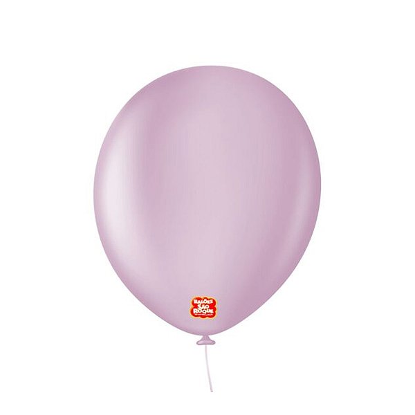 Balão 11 Liso Redondo Lilás Retro 25un - São roque