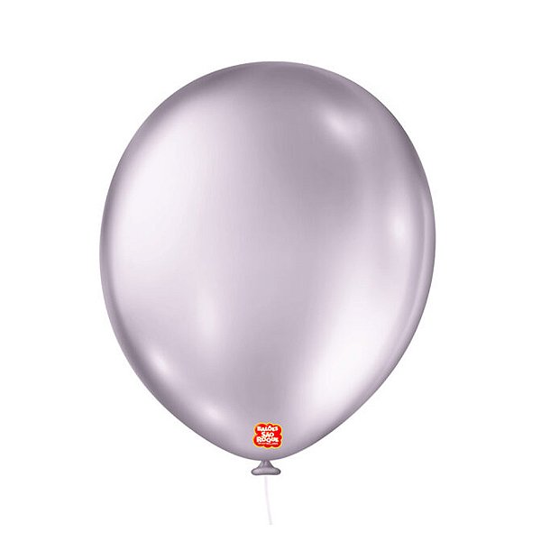 Balão 16 Metálico Lilás Soft 10un - São Roque