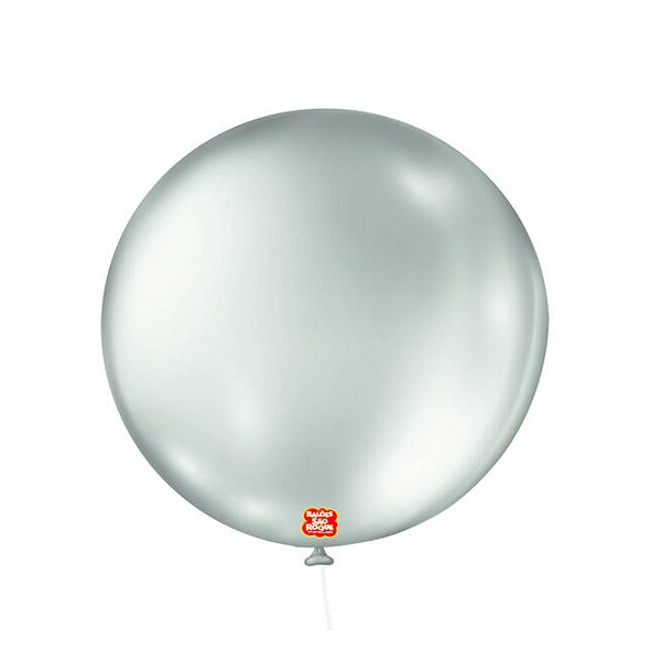 Balão 5 Metálico Verde Soft 25un - São Roque