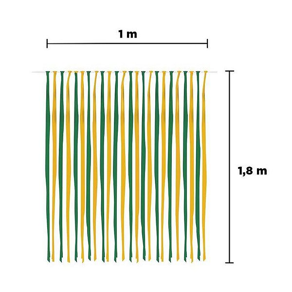 Cortina de Fitas TNT Copa Do Mundo - Regina