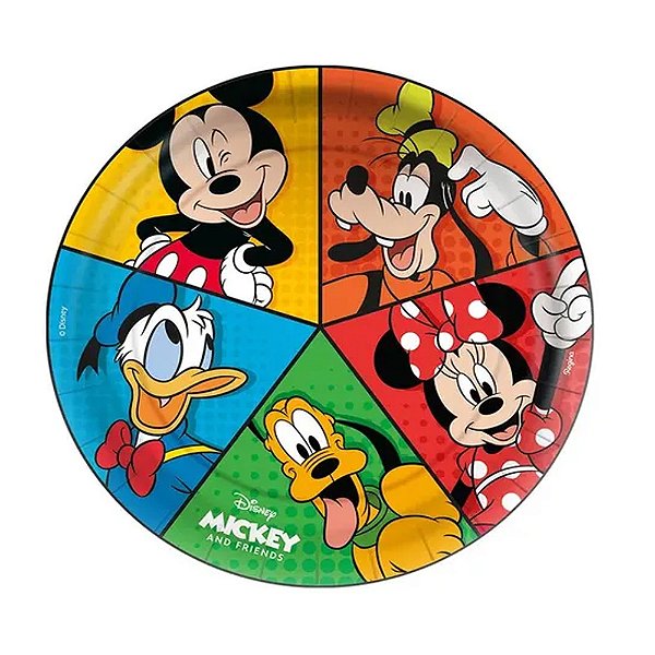 Prato Mickey e Amigos 8un - Regina
