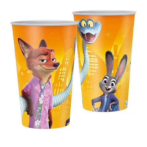Copo Papel Zootopia 180ml 8un - Regina