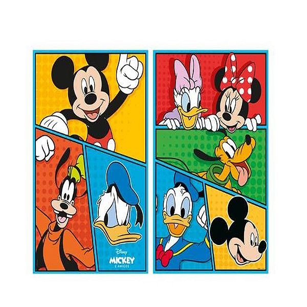 Cartaz Decorativo Mickey e Amigos 2un - Regina