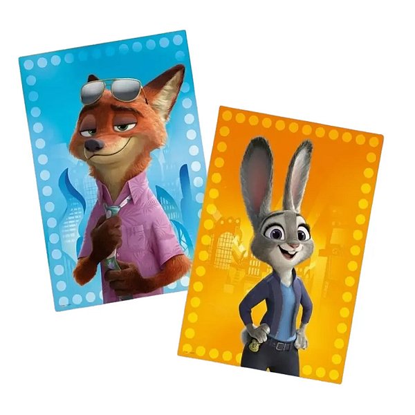 Cartaz Decorativo Zootopia 2 2un - Regina