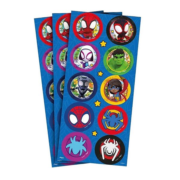 Adesivo Decorativo Redondo Spidey - Regina