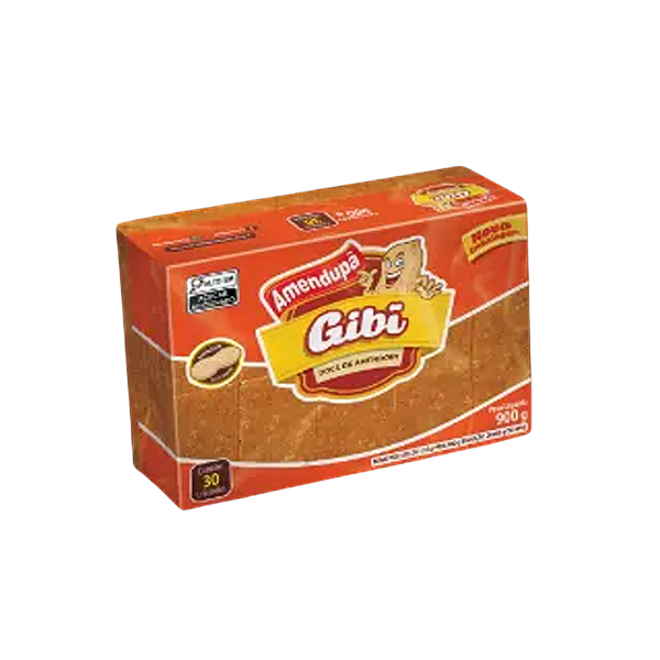 Doce Amendoim Gibi 900g 30un - Amendupã